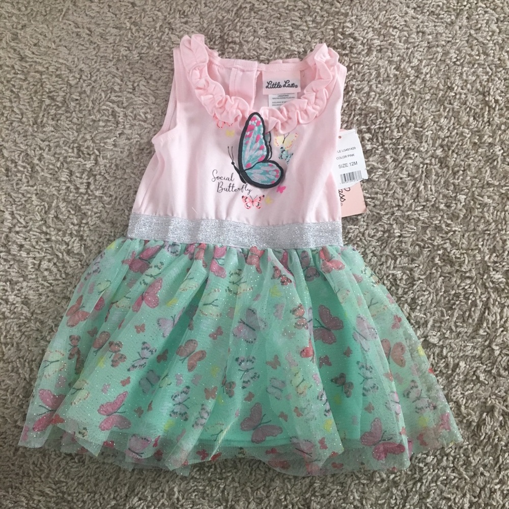 NWT Little Lass Butterfly Dress 🦋